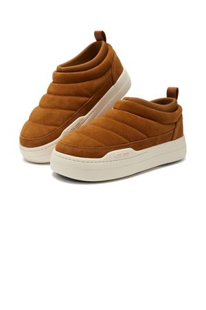 Park Soft Brown Suede Sneaker MOON BOOT | 80D2470020.M008